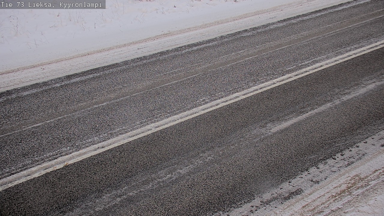 Weather Camera Image Road 73 Lieksa, Kyyrönlampi, Lieksa, Pohjois-Karjala