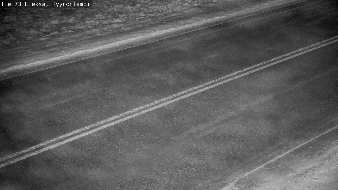 Weather Camera Image Road 73 Lieksa, Kyyrönlampi, Lieksa, Pohjois-Karjala