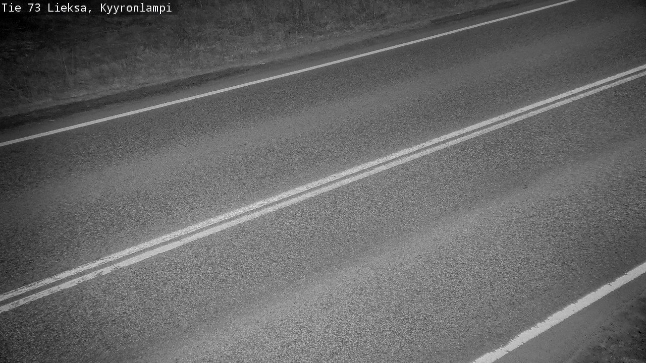 Weather Camera Image Väg 73 Lieksa, Kyyrönlampi, Lieksa, Pohjois-Karjala