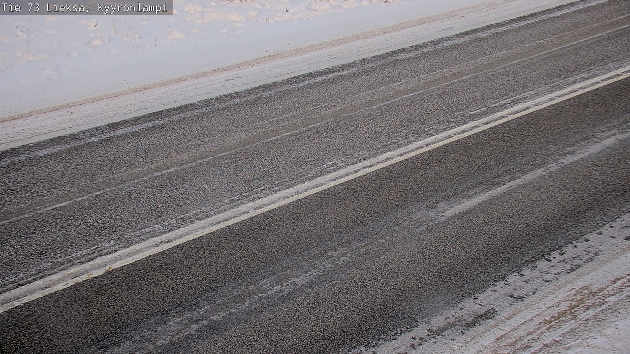 Weather Camera Image Road 73 Lieksa, Kyyrönlampi, Lieksa, Pohjois-Karjala