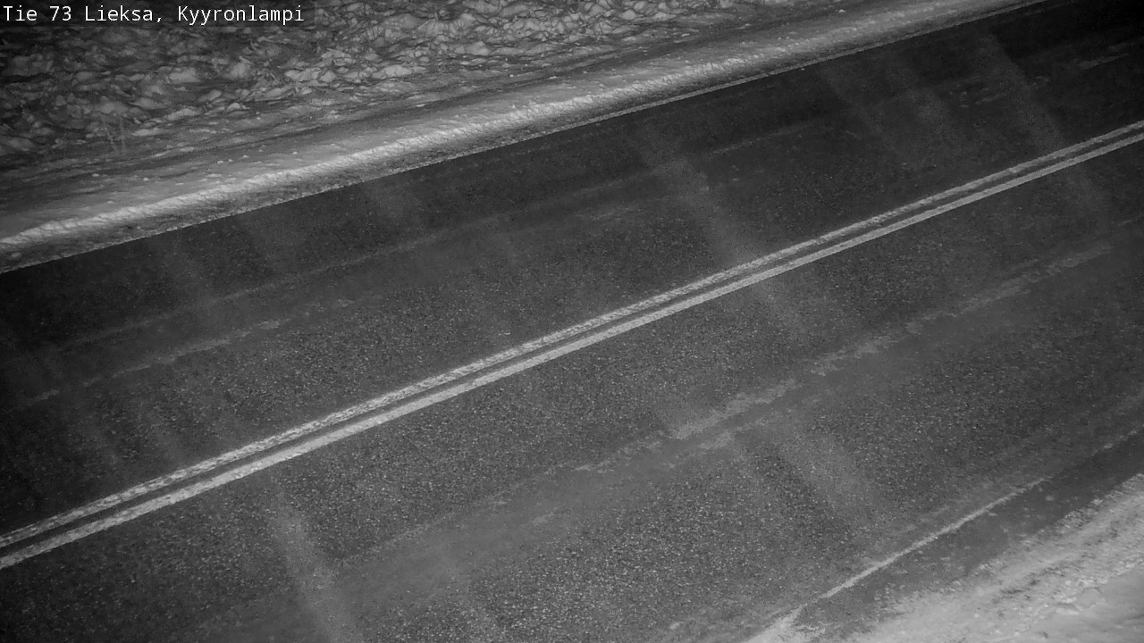 Weather Camera Image Road 73 Lieksa, Kyyrönlampi, Lieksa, Pohjois-Karjala