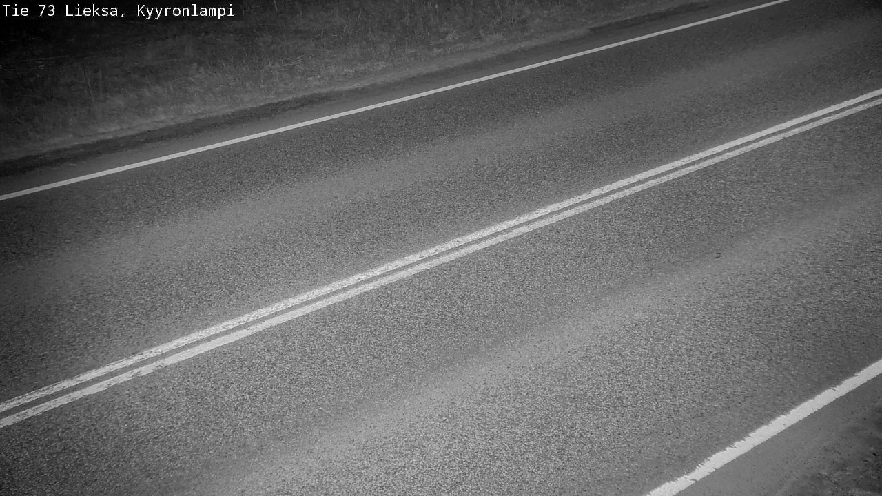 Weather Camera Image Väg 73 Lieksa, Kyyrönlampi, Lieksa, Pohjois-Karjala