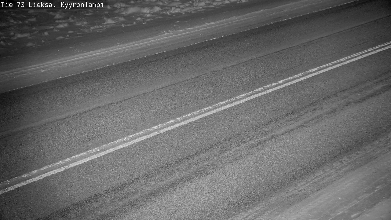 Weather Camera Image Road 73 Lieksa, Kyyrönlampi, Lieksa, Pohjois-Karjala
