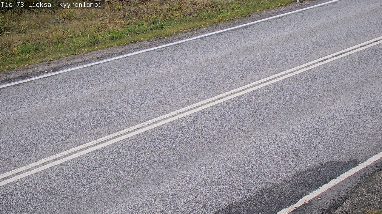 Weather Camera Image Road 73 Lieksa, Kyyrönlampi, Lieksa, Pohjois-Karjala