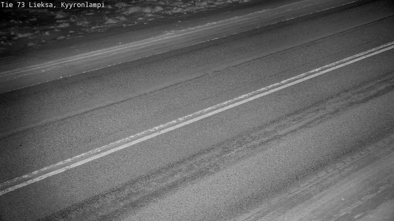 Weather Camera Image Road 73 Lieksa, Kyyrönlampi, Lieksa, Pohjois-Karjala