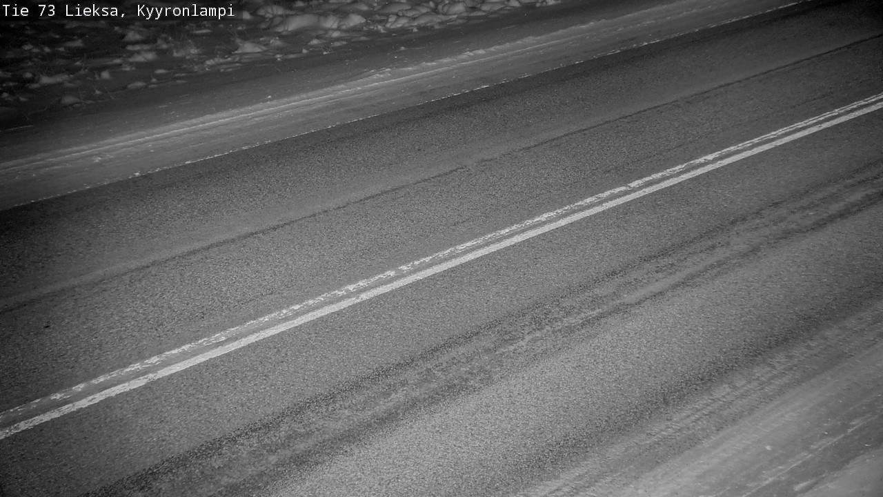 Weather Camera Image Road 73 Lieksa, Kyyrönlampi, Lieksa, Pohjois-Karjala