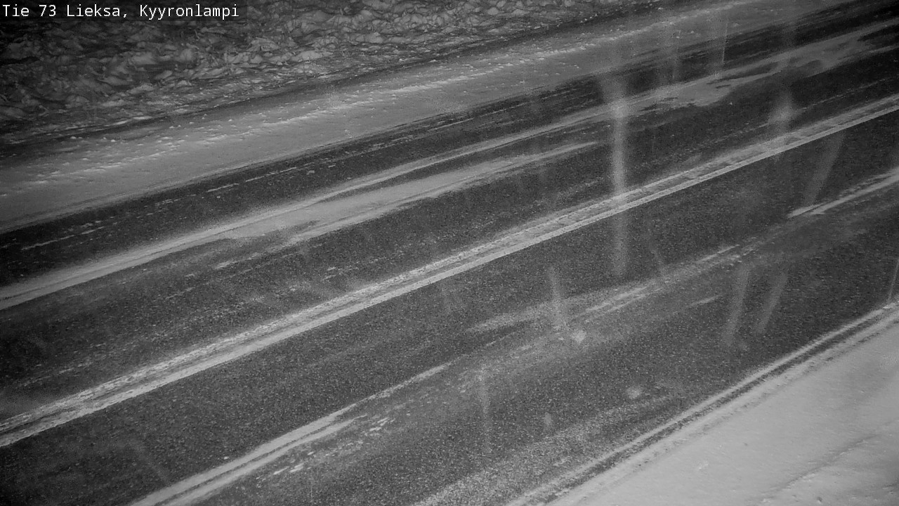 Weather Camera Image Väg 73 Lieksa, Kyyrönlampi, Lieksa, Pohjois-Karjala