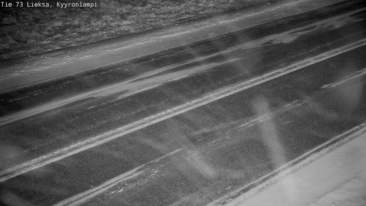Weather Camera Image Väg 73 Lieksa, Kyyrönlampi, Lieksa, Pohjois-Karjala