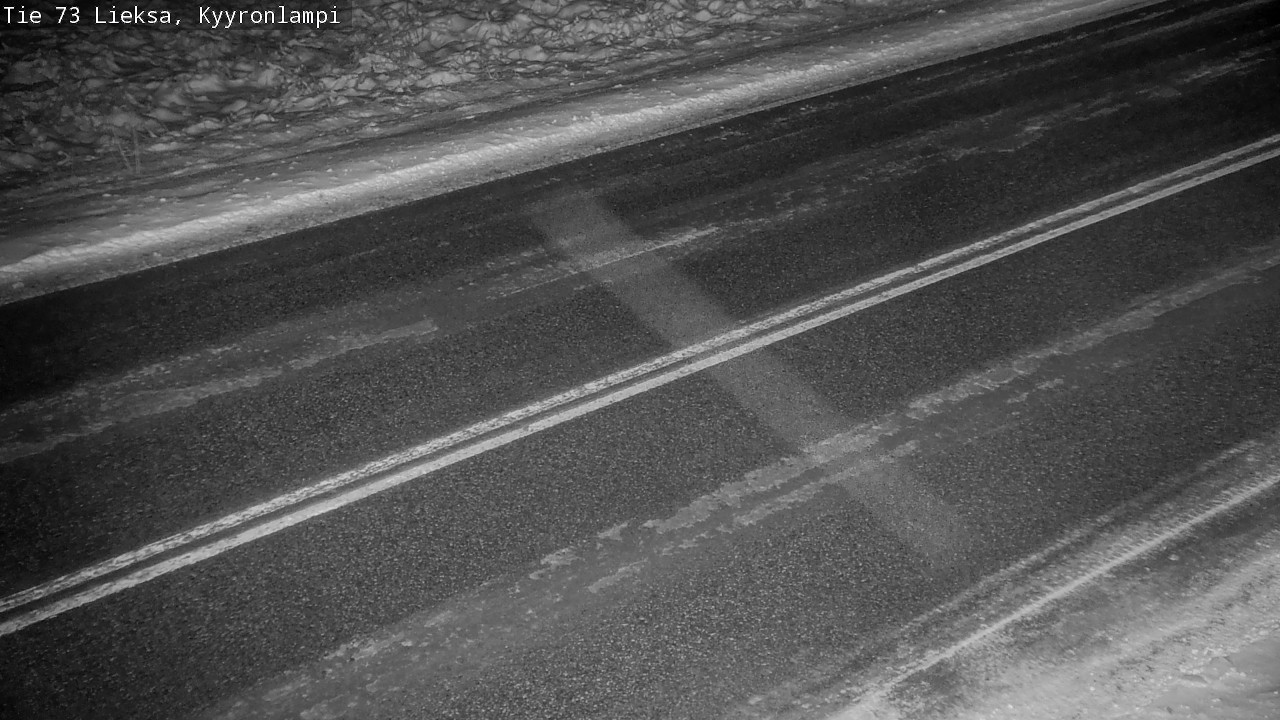 Weather Camera Image Road 73 Lieksa, Kyyrönlampi, Lieksa, Pohjois-Karjala