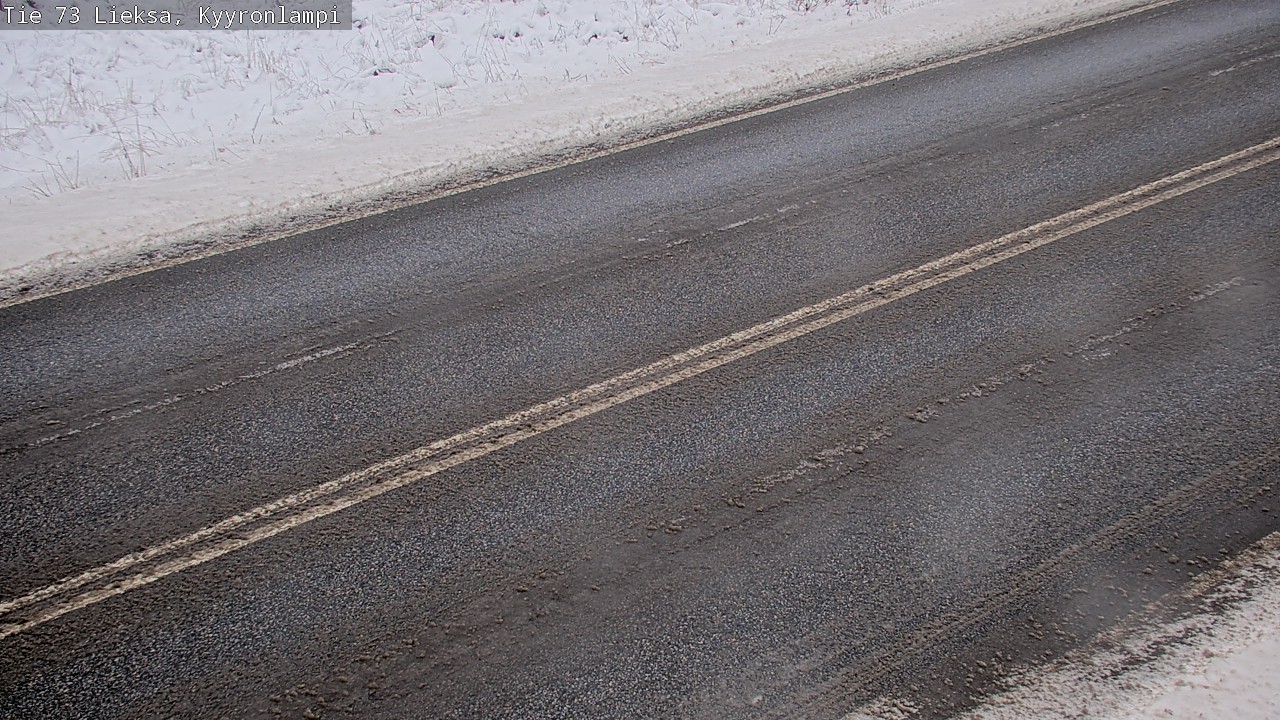 Weather Camera Image Road 73 Lieksa, Kyyrönlampi, Lieksa, Pohjois-Karjala