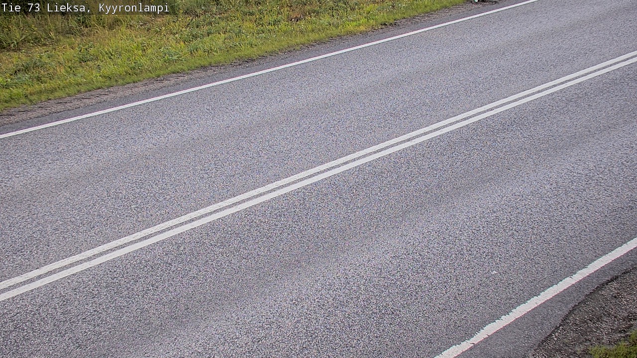 Weather Camera Image Road 73 Lieksa, Kyyrönlampi, Lieksa, Pohjois-Karjala