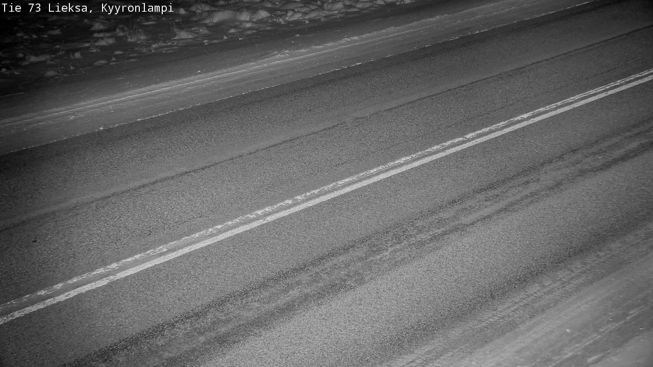 Weather Camera Image Road 73 Lieksa, Kyyrönlampi, Lieksa, Pohjois-Karjala