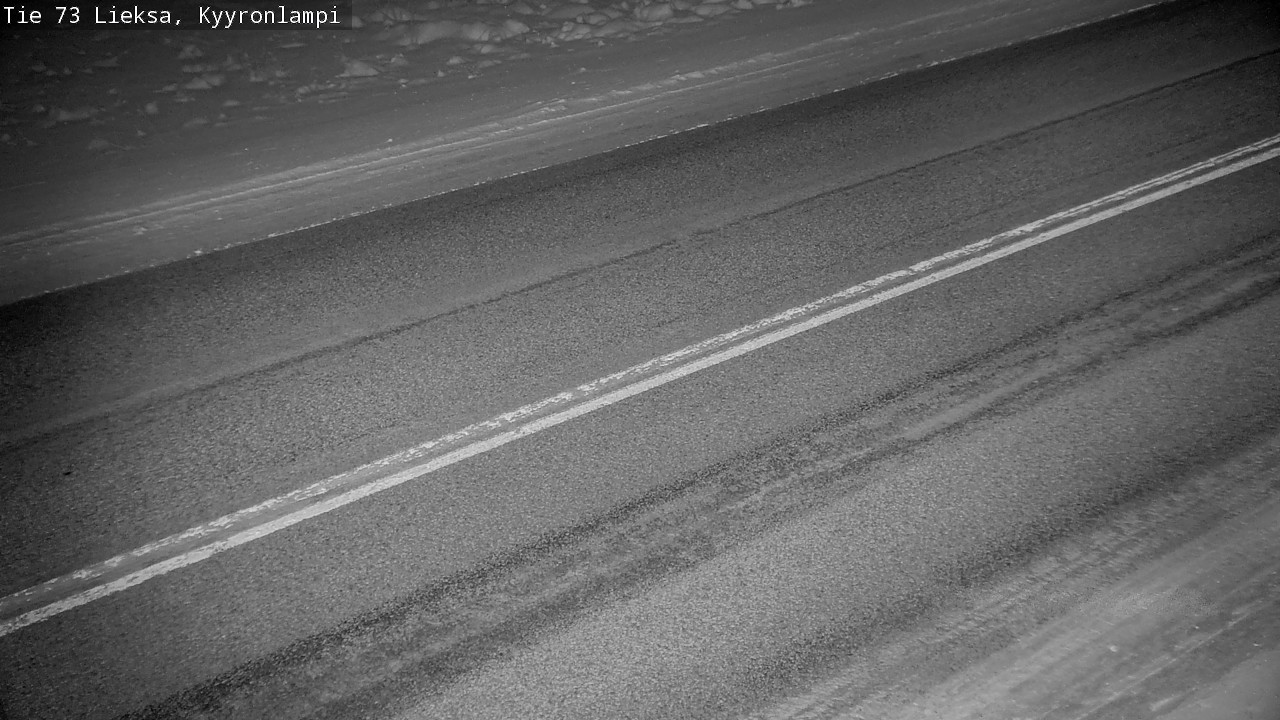 Weather Camera Image Road 73 Lieksa, Kyyrönlampi, Lieksa, Pohjois-Karjala