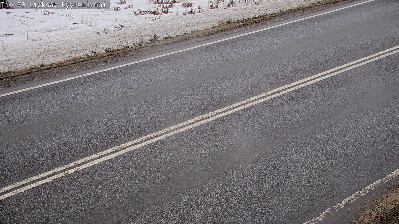 Weather Camera Image Väg 73 Lieksa, Kyyrönlampi, Lieksa, Pohjois-Karjala