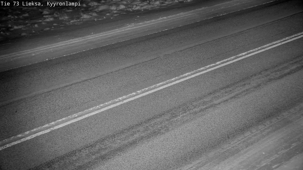Weather Camera Image Road 73 Lieksa, Kyyrönlampi, Lieksa, Pohjois-Karjala