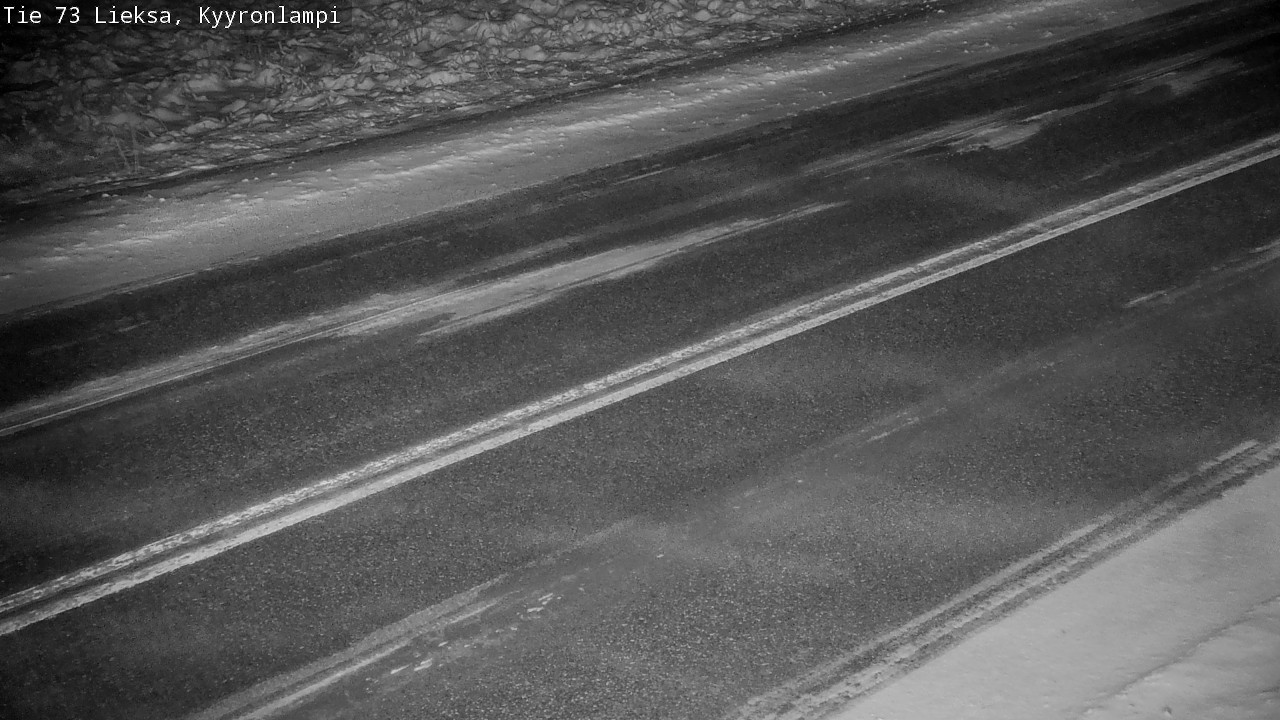 Weather Camera Image Road 73 Lieksa, Kyyrönlampi, Lieksa, Pohjois-Karjala