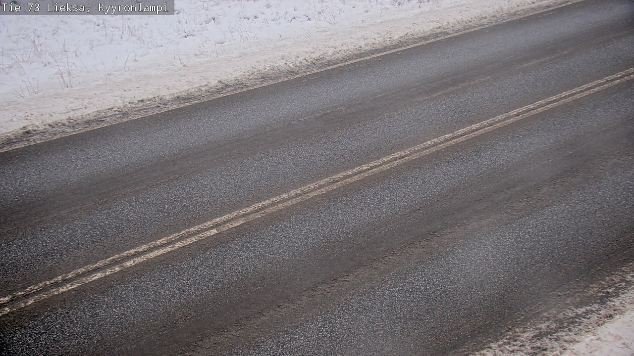 Weather Camera Image Väg 73 Lieksa, Kyyrönlampi, Lieksa, Pohjois-Karjala