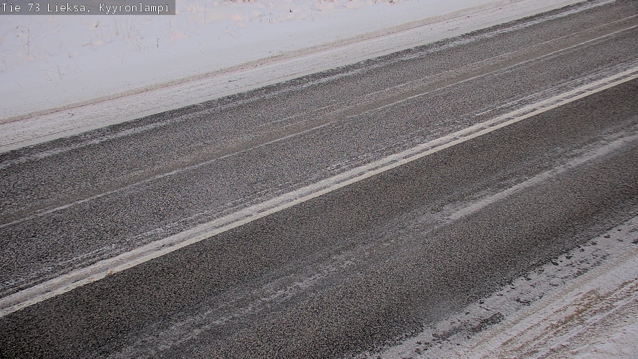 Weather Camera Image Road 73 Lieksa, Kyyrönlampi, Lieksa, Pohjois-Karjala