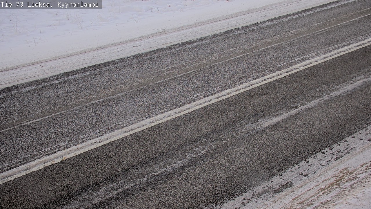 Weather Camera Image Road 73 Lieksa, Kyyrönlampi, Lieksa, Pohjois-Karjala