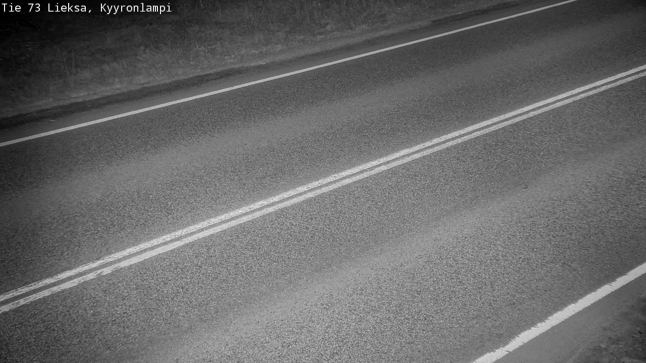 Weather Camera Image Road 73 Lieksa, Kyyrönlampi, Lieksa, Pohjois-Karjala