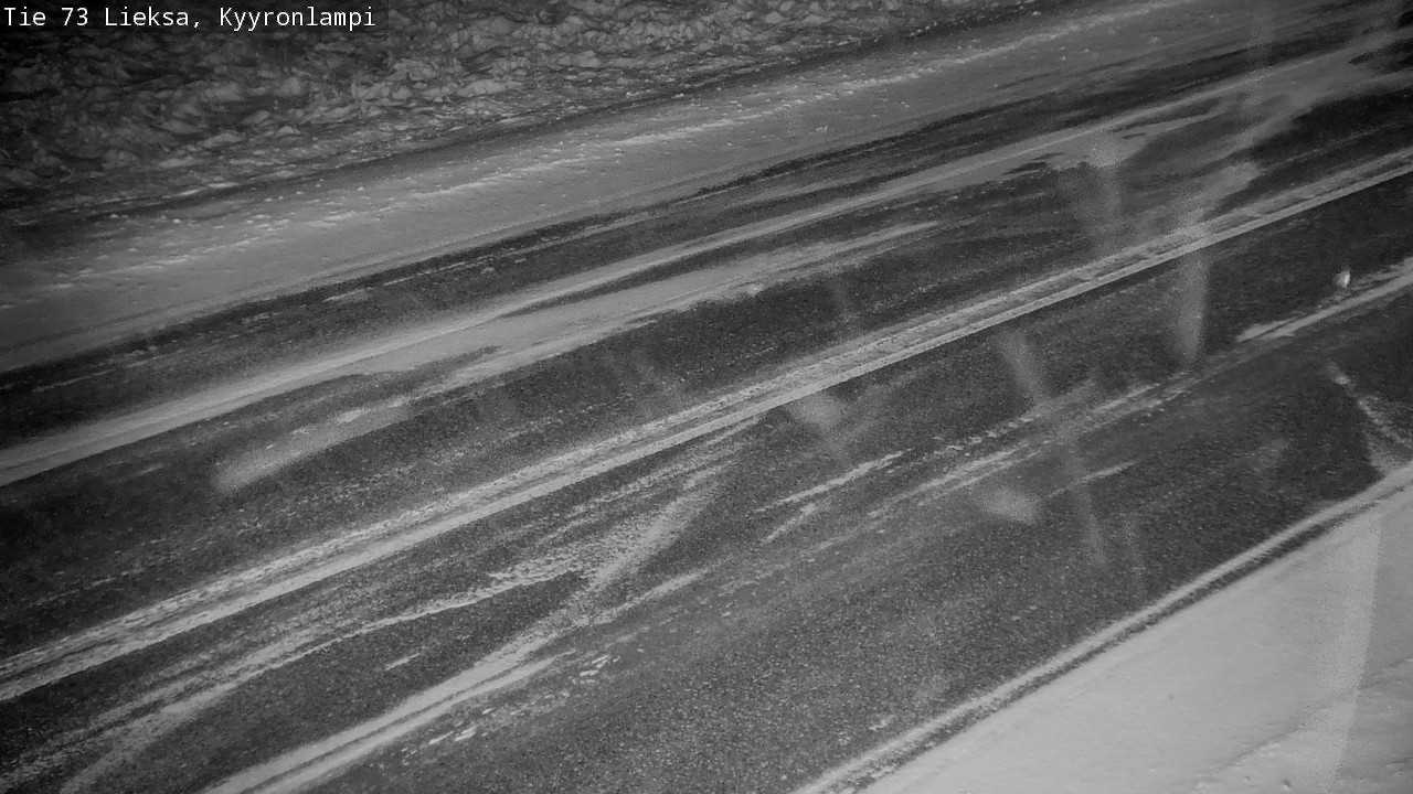 Weather Camera Image Väg 73 Lieksa, Kyyrönlampi, Lieksa, Pohjois-Karjala