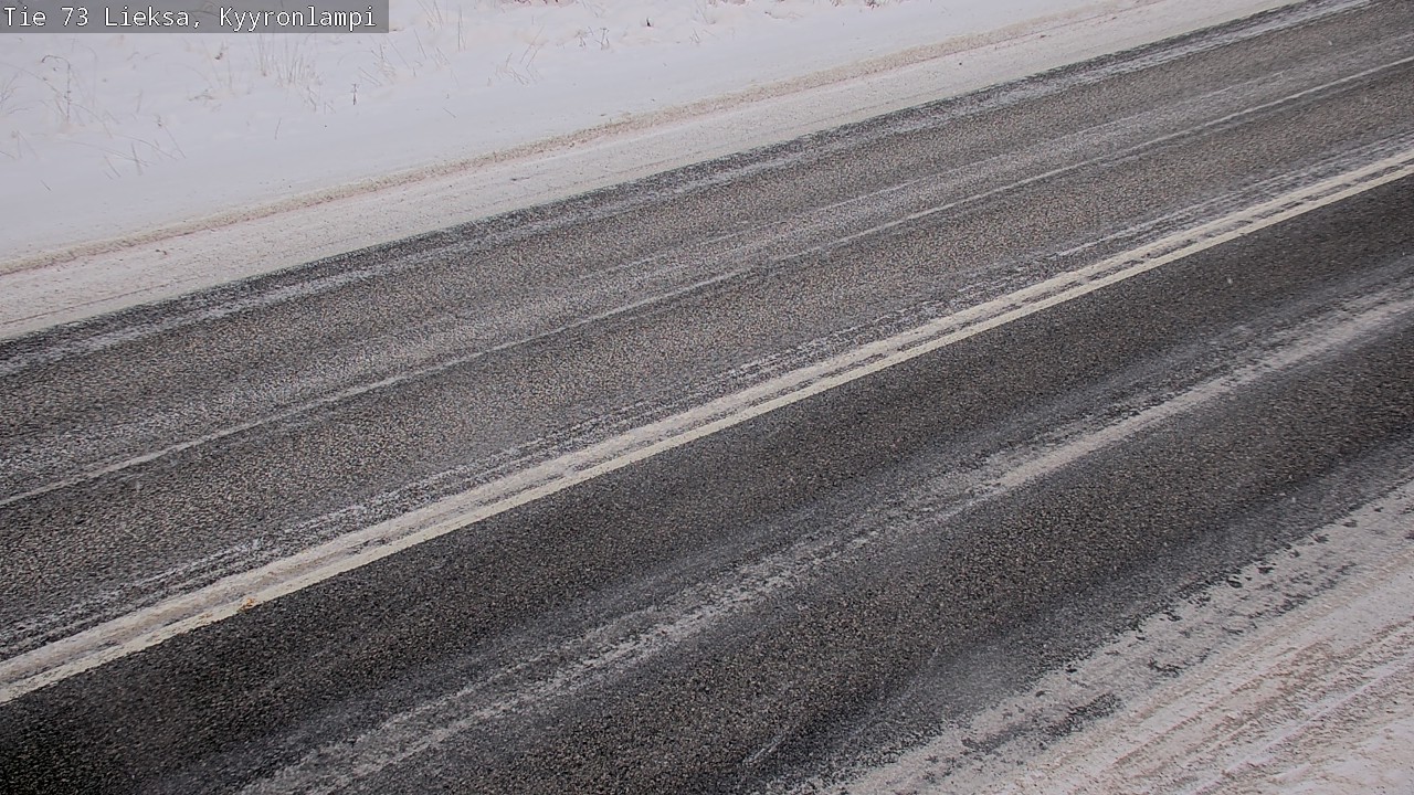 Weather Camera Image Väg 73 Lieksa, Kyyrönlampi, Lieksa, Pohjois-Karjala