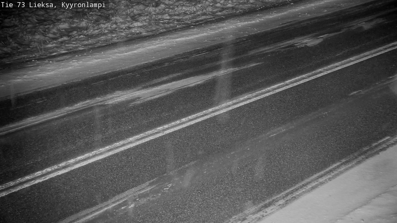 Weather Camera Image Road 73 Lieksa, Kyyrönlampi, Lieksa, Pohjois-Karjala