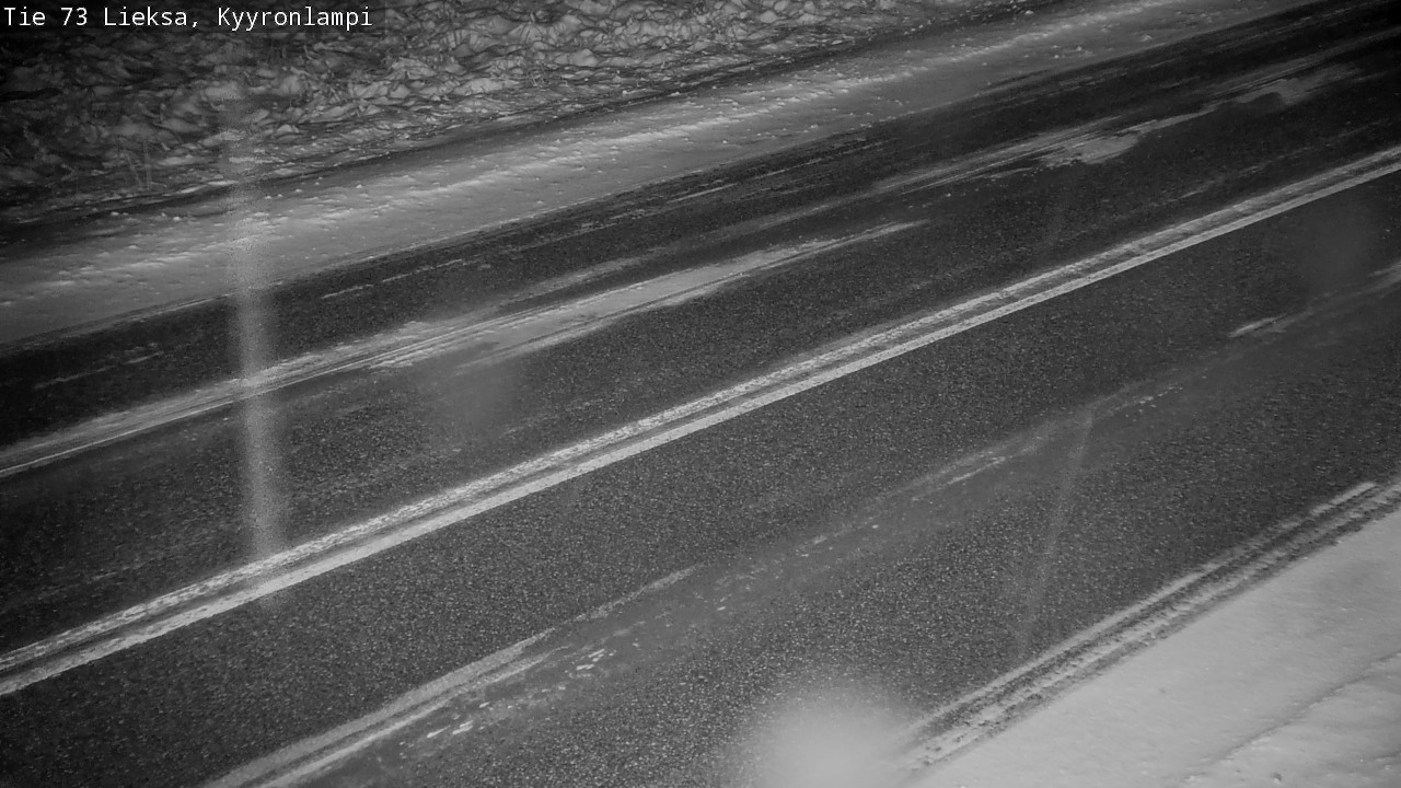 Weather Camera Image Road 73 Lieksa, Kyyrönlampi, Lieksa, Pohjois-Karjala