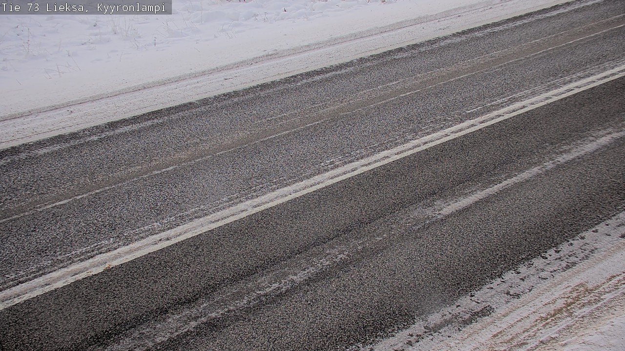 Weather Camera Image Road 73 Lieksa, Kyyrönlampi, Lieksa, Pohjois-Karjala