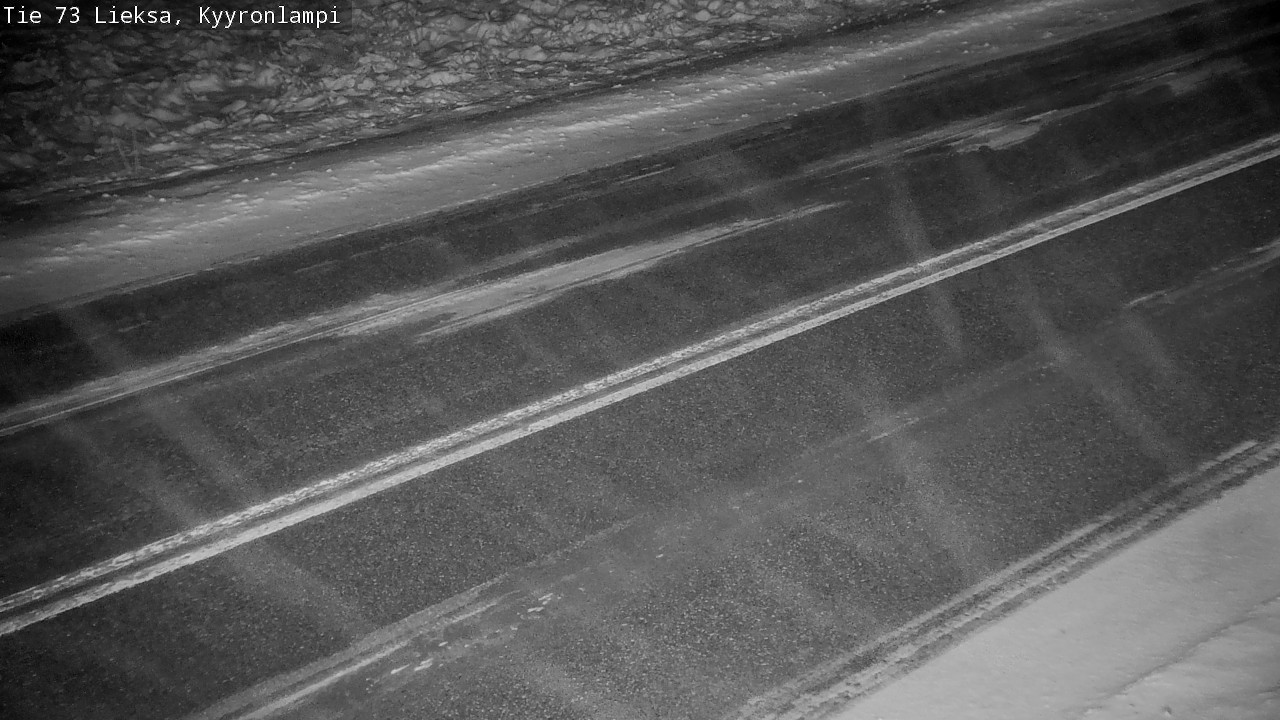 Weather Camera Image Road 73 Lieksa, Kyyrönlampi, Lieksa, Pohjois-Karjala