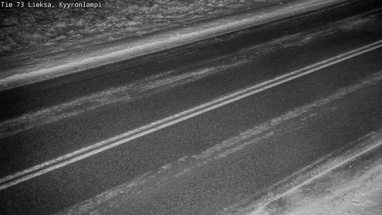 Weather Camera Image Road 73 Lieksa, Kyyrönlampi, Lieksa, Pohjois-Karjala