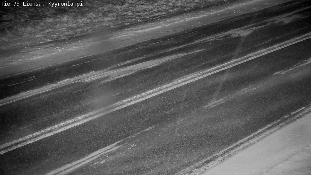 Weather Camera Image Road 73 Lieksa, Kyyrönlampi, Lieksa, Pohjois-Karjala