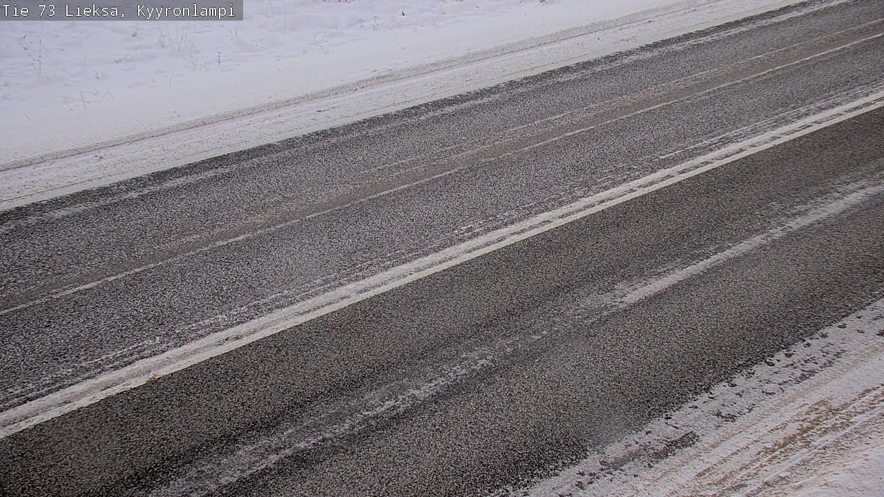 Weather Camera Image Road 73 Lieksa, Kyyrönlampi, Lieksa, Pohjois-Karjala