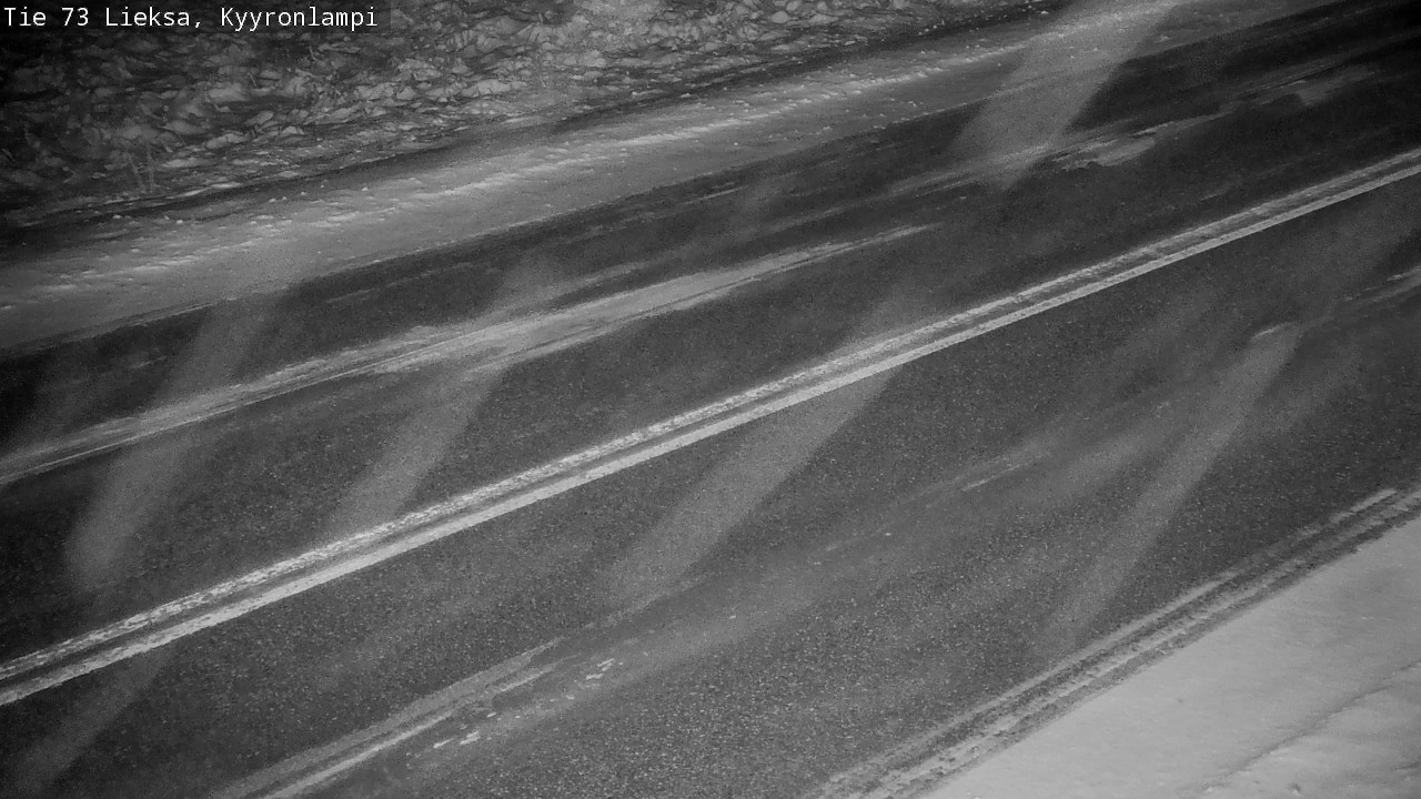 Weather Camera Image Road 73 Lieksa, Kyyrönlampi, Lieksa, Pohjois-Karjala