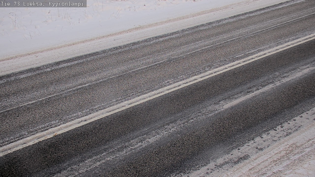 Weather Camera Image Väg 73 Lieksa, Kyyrönlampi, Lieksa, Pohjois-Karjala