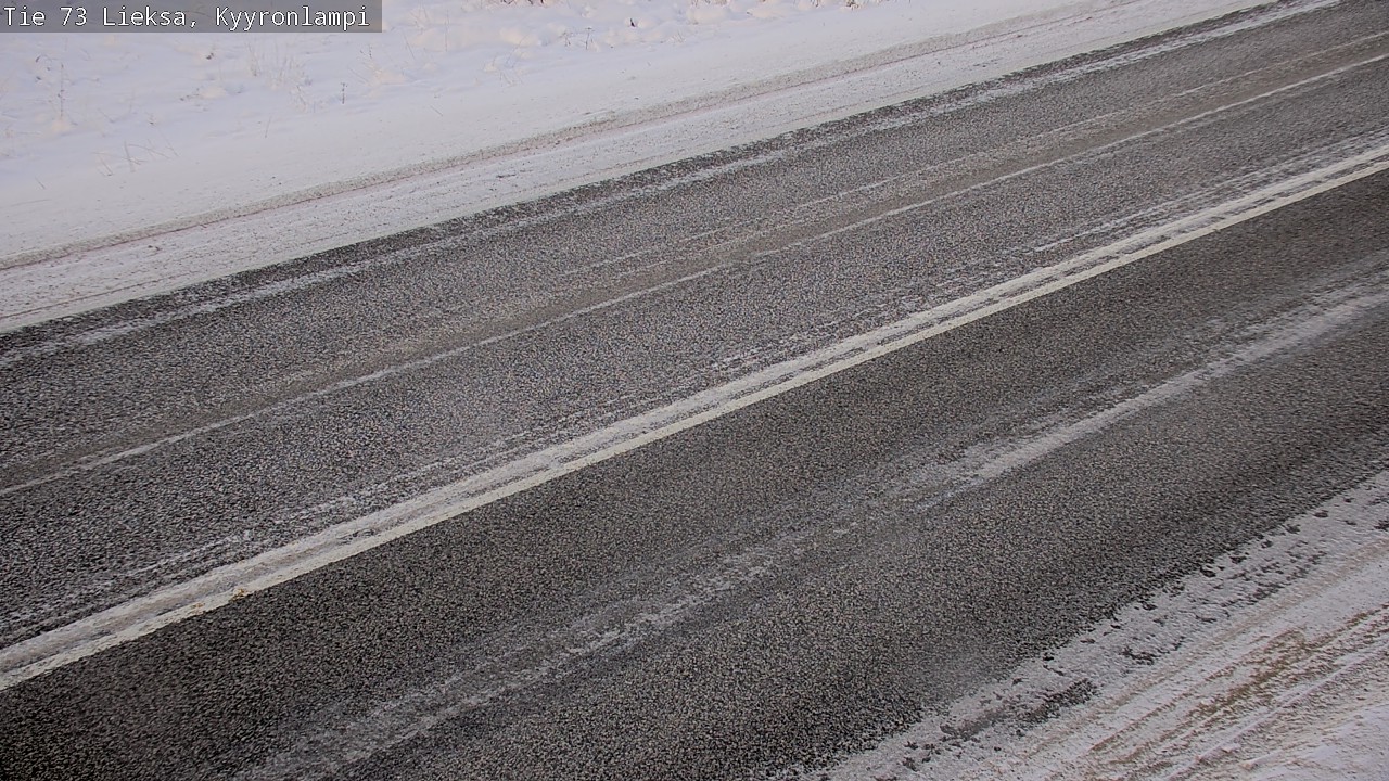 Weather Camera Image Road 73 Lieksa, Kyyrönlampi, Lieksa, Pohjois-Karjala