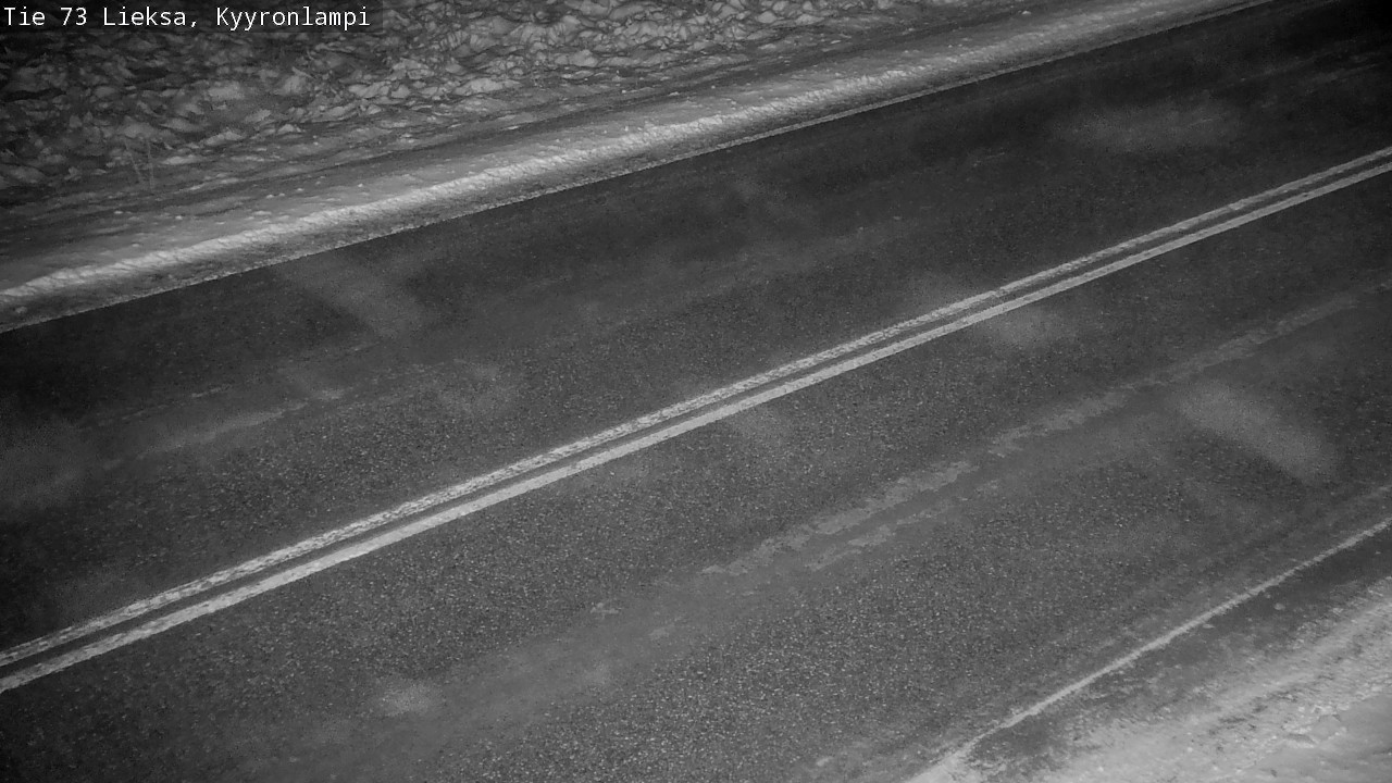 Weather Camera Image Road 73 Lieksa, Kyyrönlampi, Lieksa, Pohjois-Karjala