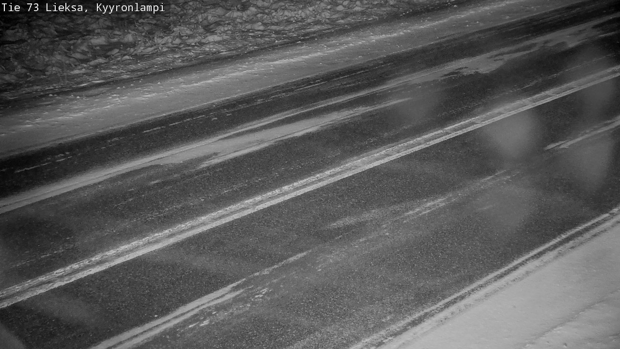 Weather Camera Image Väg 73 Lieksa, Kyyrönlampi, Lieksa, Pohjois-Karjala
