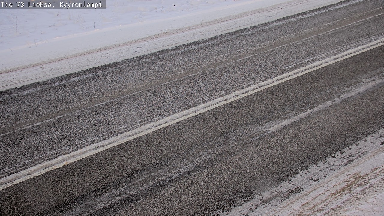 Weather Camera Image Road 73 Lieksa, Kyyrönlampi, Lieksa, Pohjois-Karjala