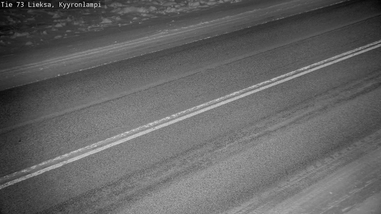 Weather Camera Image Road 73 Lieksa, Kyyrönlampi, Lieksa, Pohjois-Karjala