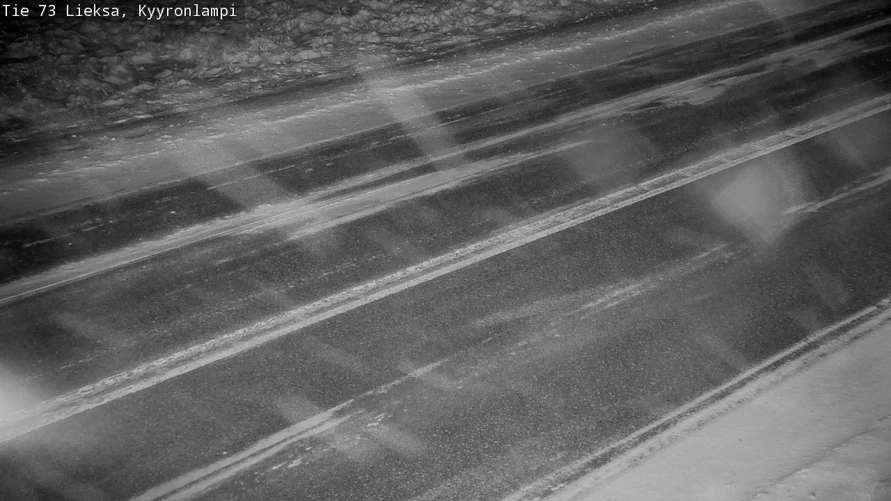 Weather Camera Image Väg 73 Lieksa, Kyyrönlampi, Lieksa, Pohjois-Karjala