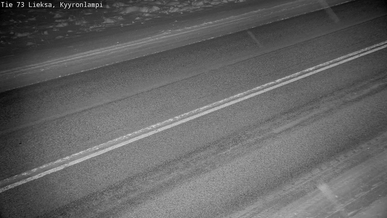 Weather Camera Image Road 73 Lieksa, Kyyrönlampi, Lieksa, Pohjois-Karjala