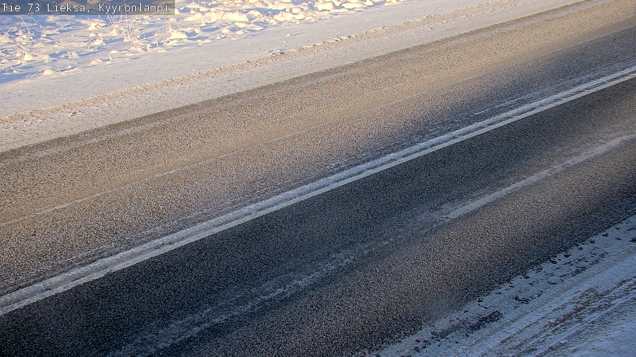 Weather Camera Image Road 73 Lieksa, Kyyrönlampi, Lieksa, Pohjois-Karjala