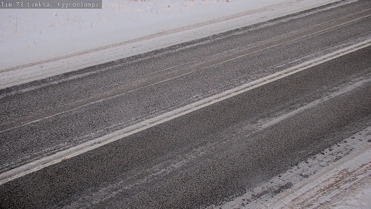 Weather Camera Image Road 73 Lieksa, Kyyrönlampi, Lieksa, Pohjois-Karjala