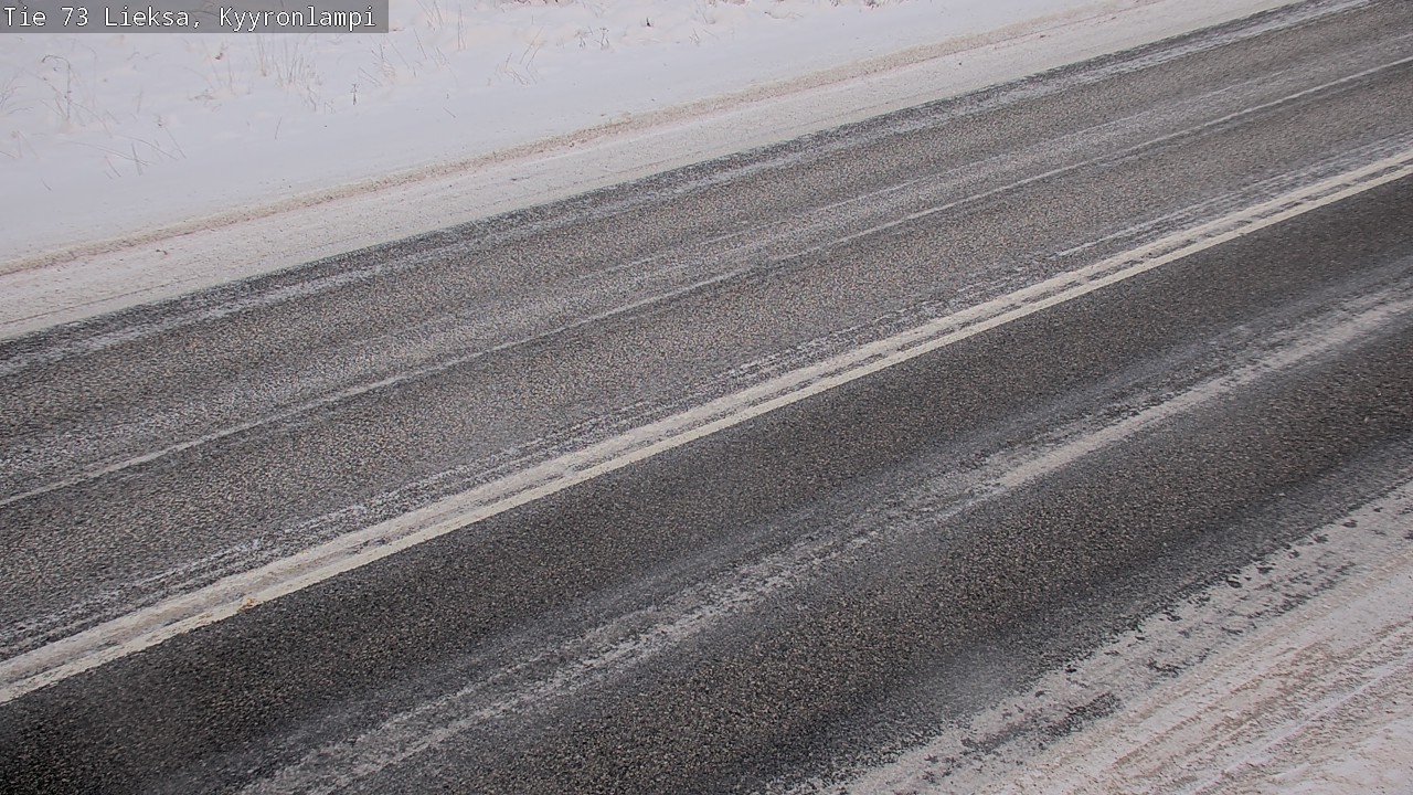 Weather Camera Image Väg 73 Lieksa, Kyyrönlampi, Lieksa, Pohjois-Karjala