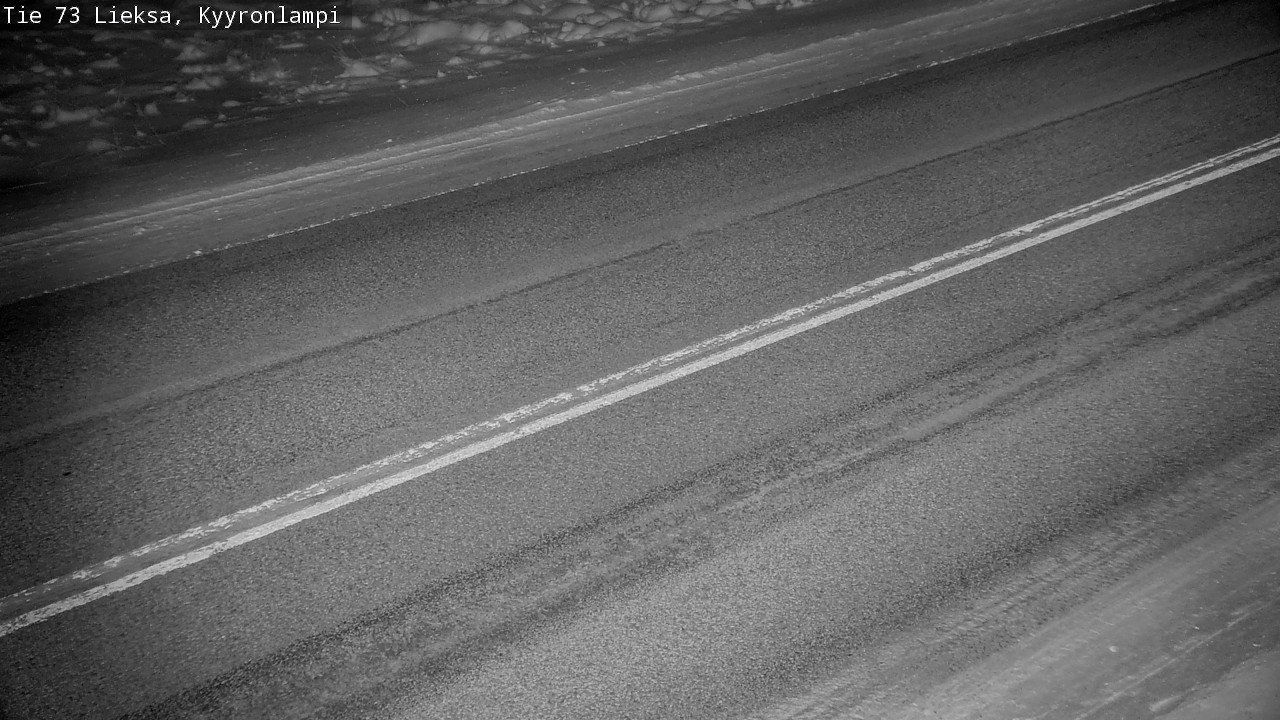 Weather Camera Image Road 73 Lieksa, Kyyrönlampi, Lieksa, Pohjois-Karjala