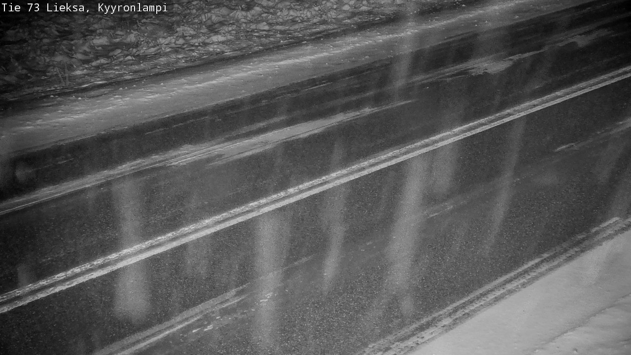 Weather Camera Image Road 73 Lieksa, Kyyrönlampi, Lieksa, Pohjois-Karjala
