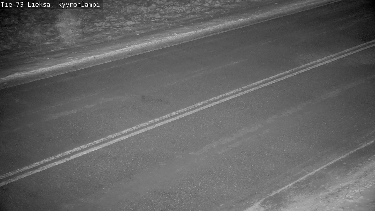 Weather Camera Image Road 73 Lieksa, Kyyrönlampi, Lieksa, Pohjois-Karjala