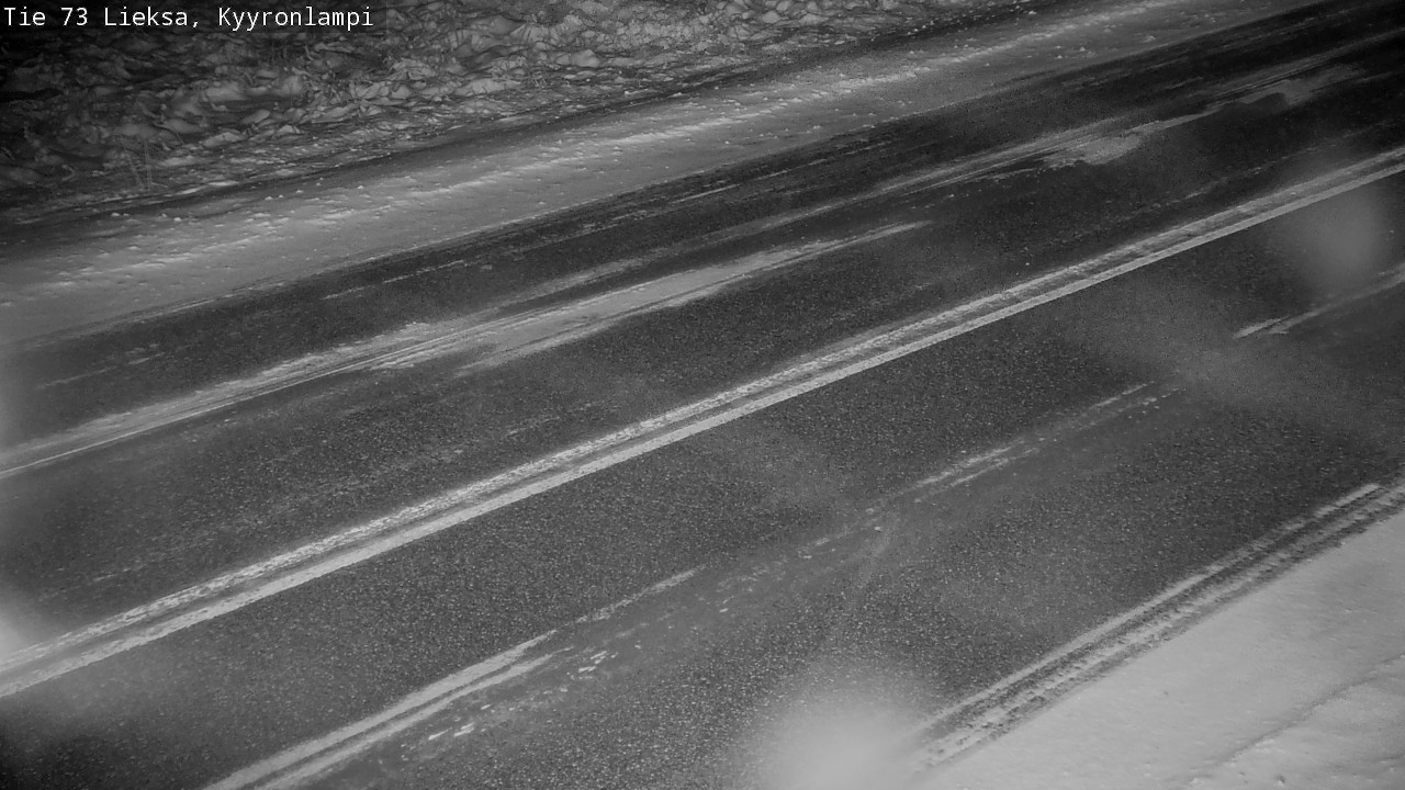 Weather Camera Image Road 73 Lieksa, Kyyrönlampi, Lieksa, Pohjois-Karjala