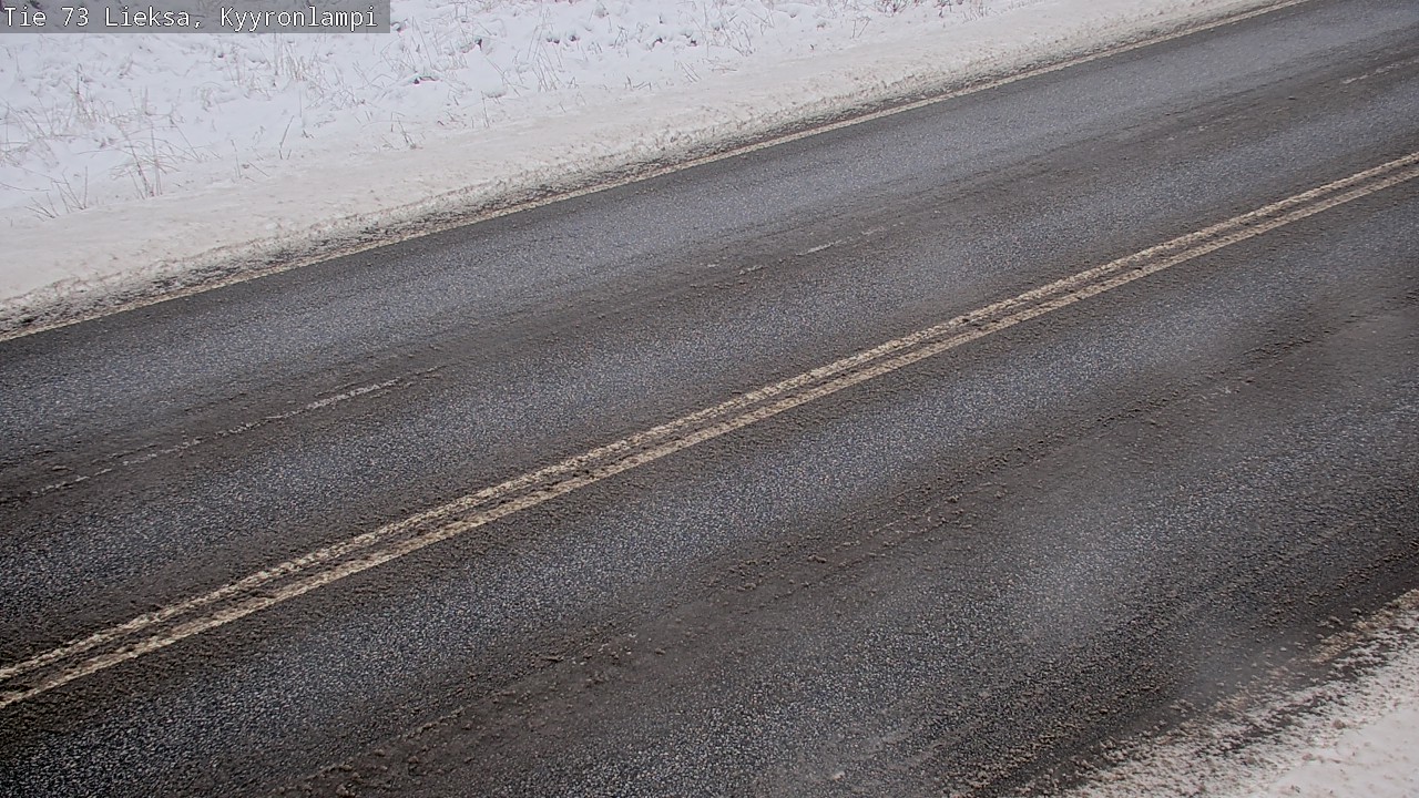 Weather Camera Image Road 73 Lieksa, Kyyrönlampi, Lieksa, Pohjois-Karjala